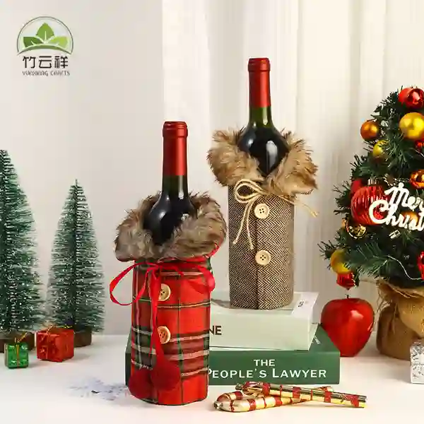 Wine Bottle Covers For Christmas